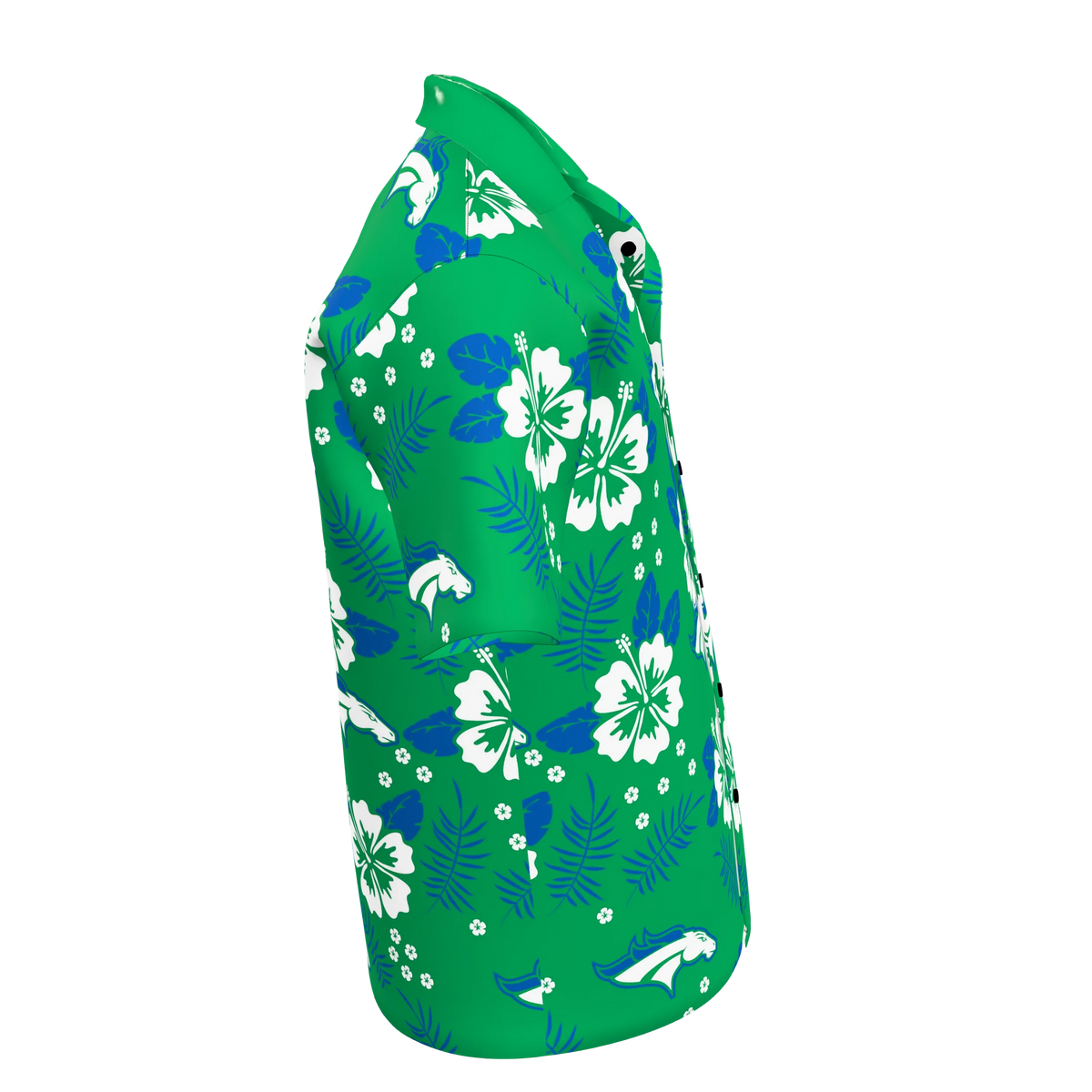 Custom Sublimated Men's Hawaiian Shirt with Pocket — alternate view 4