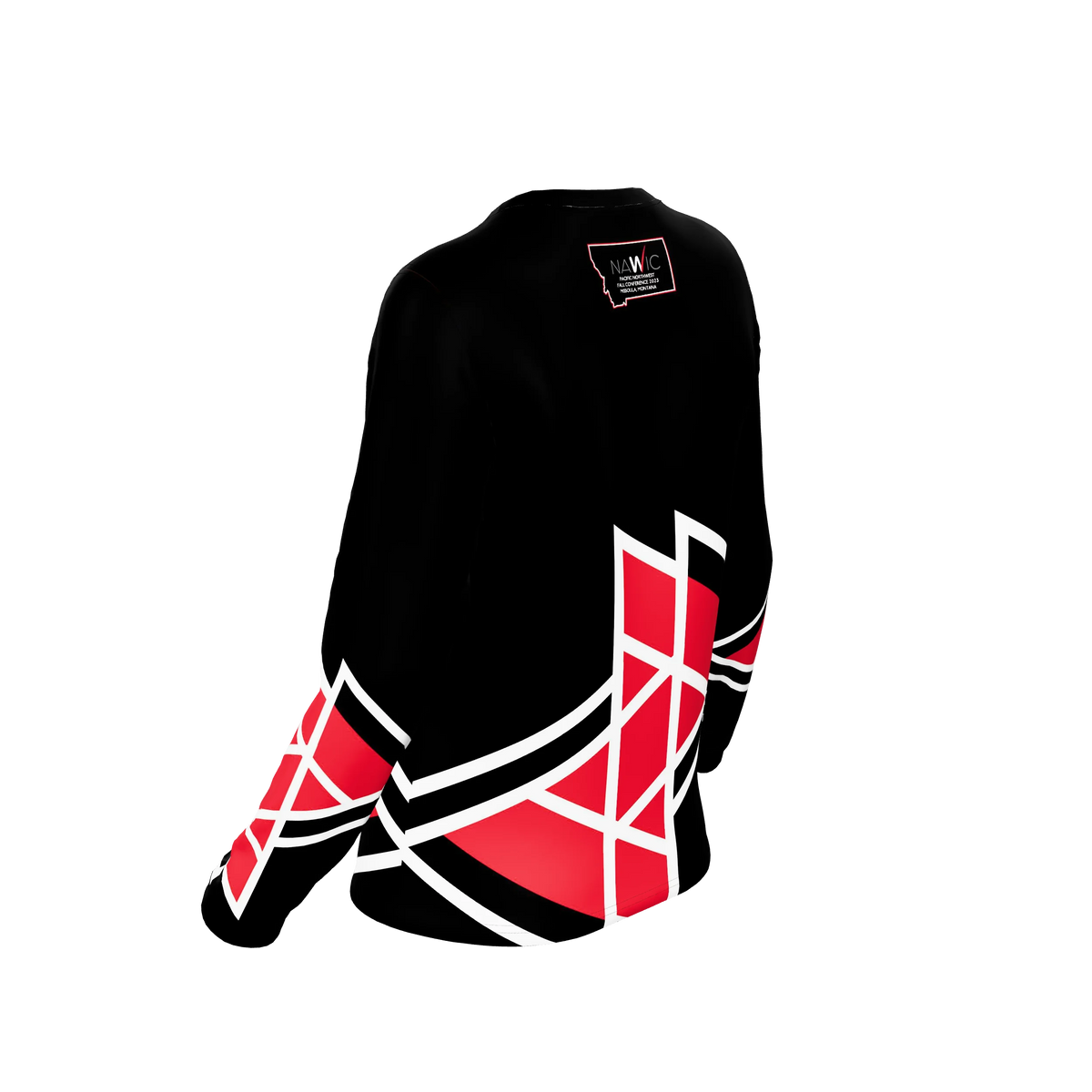 Custom Sublimated Women's Long Sleeve Crew Neck T-Shirt — supplier view 5