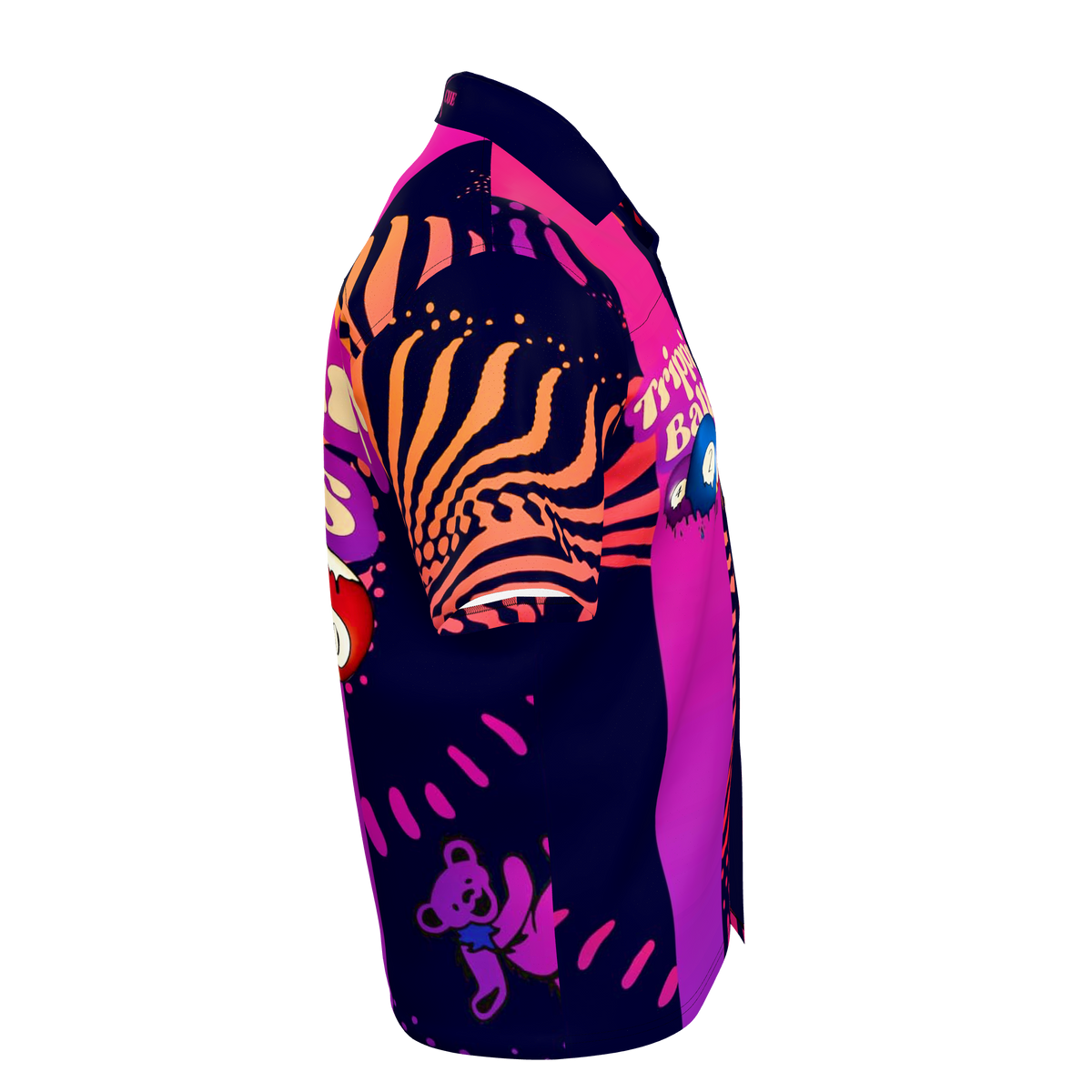 Custom Sublimated Men's Short Sleeve Button-Up Shirt — alternate view 4