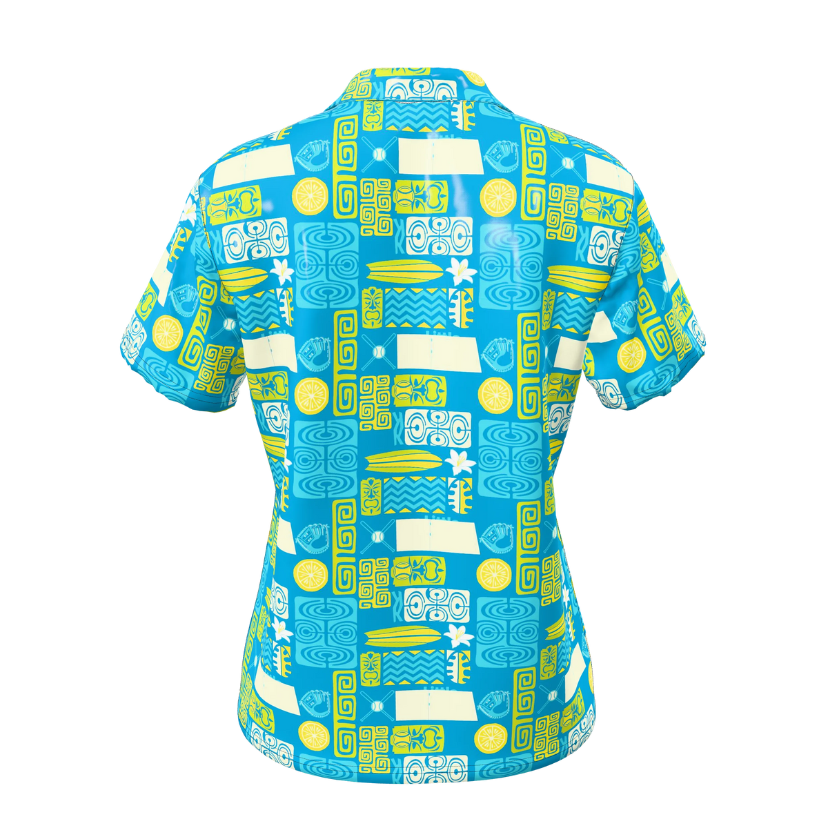 Custom Sublimated Women's Hawaiian Shirt — alternate view 3