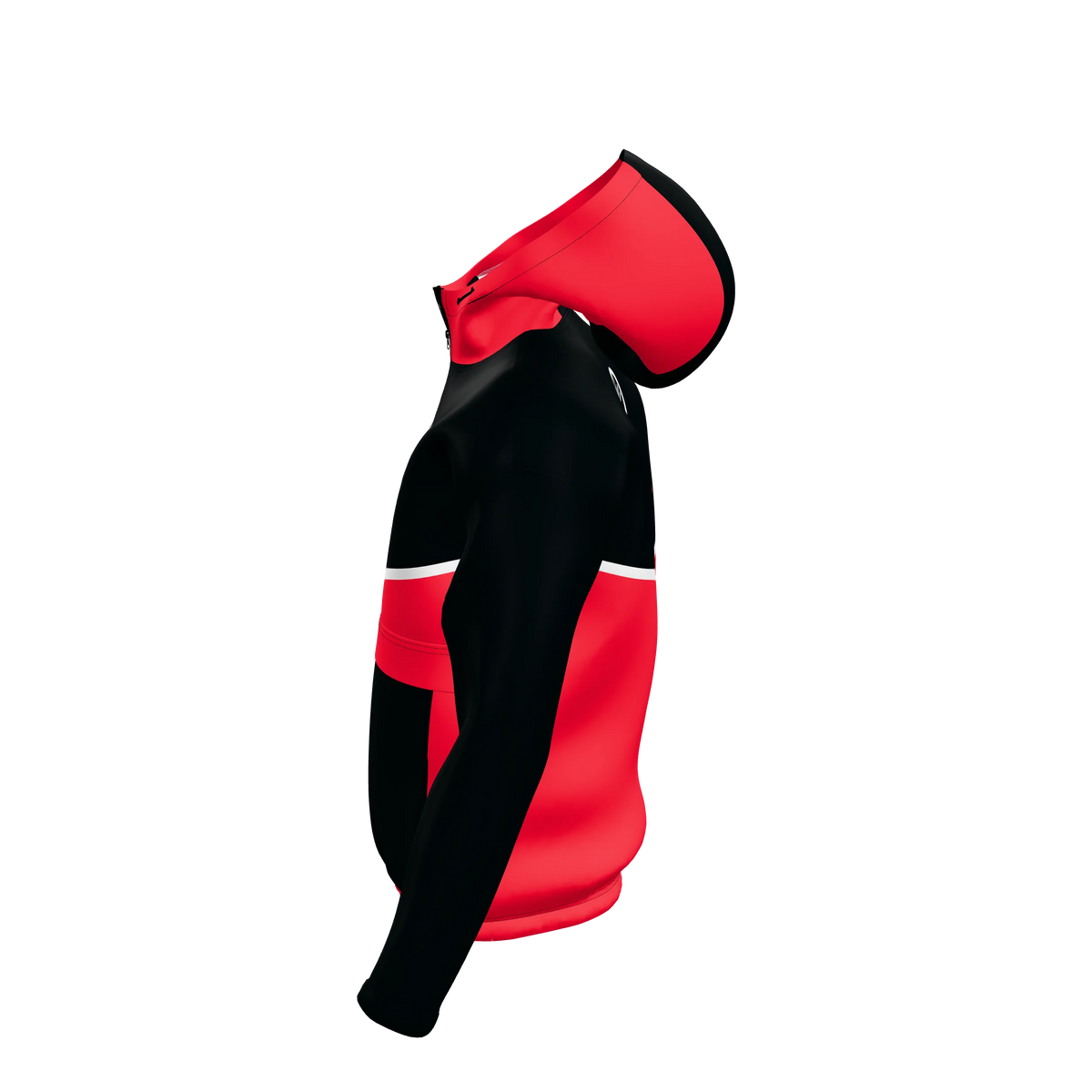 Custom Sublimated Men's Half-Zip Rain Jacket — alternate view 2