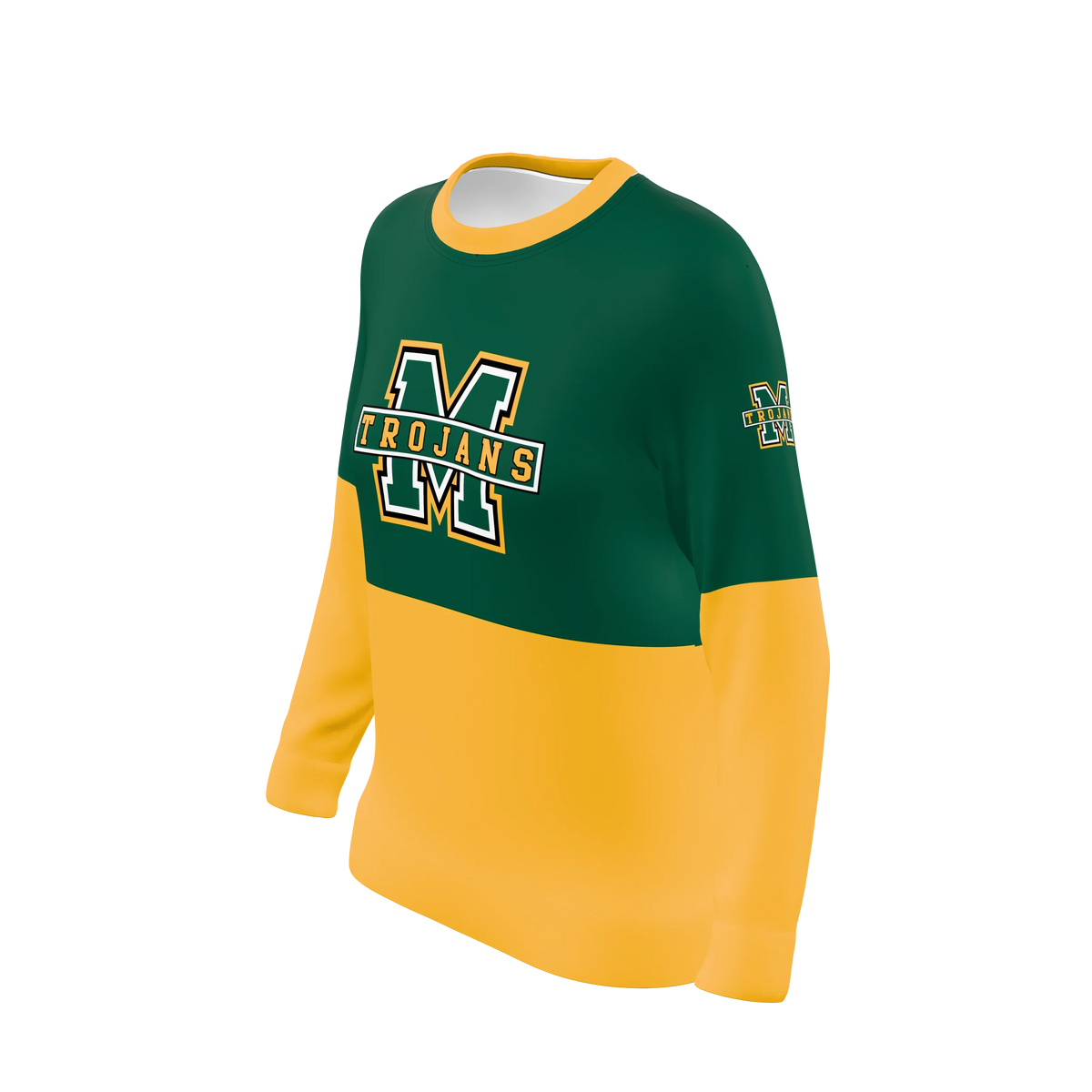 Custom Sublimated Women's Crewneck Sweatshirt — alternate view 1