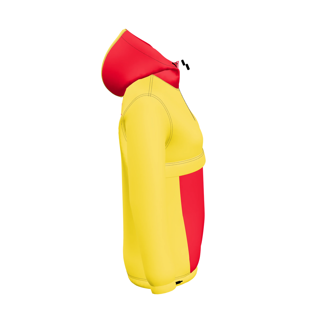 Custom Sublimated Women's Half-Zip Rain Jacket — alternate view 4