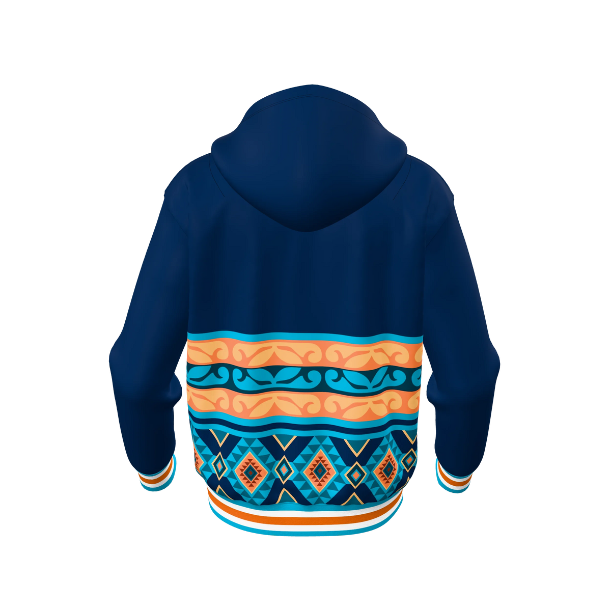 Custom Sublimated Double-Collar Hoodie — alternate view 3