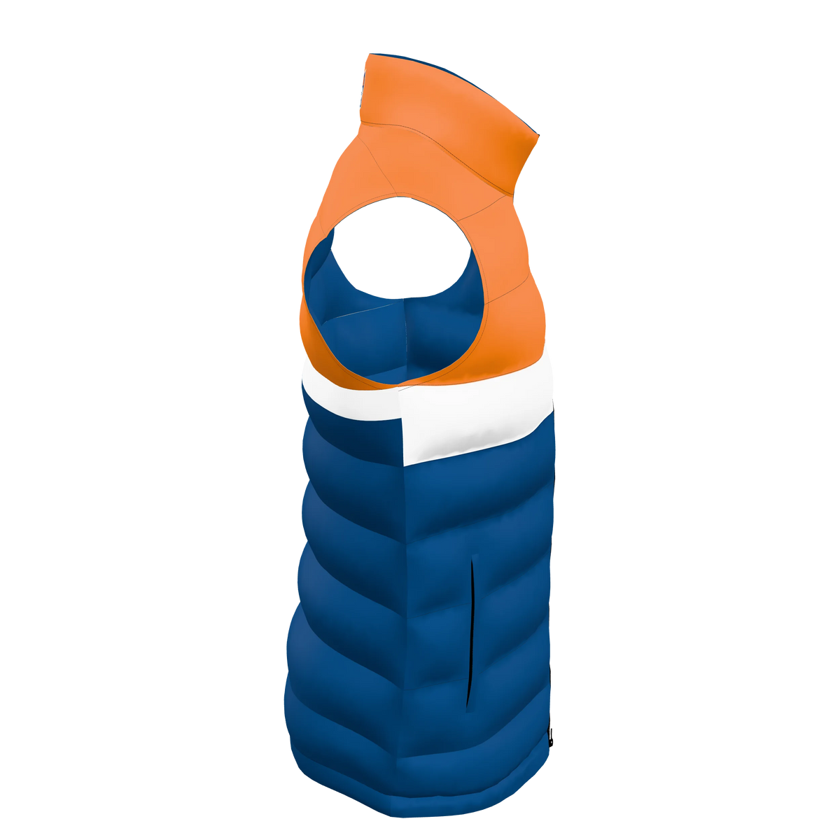 Custom Sublimated Men's Puffer Vest — alternate view 4