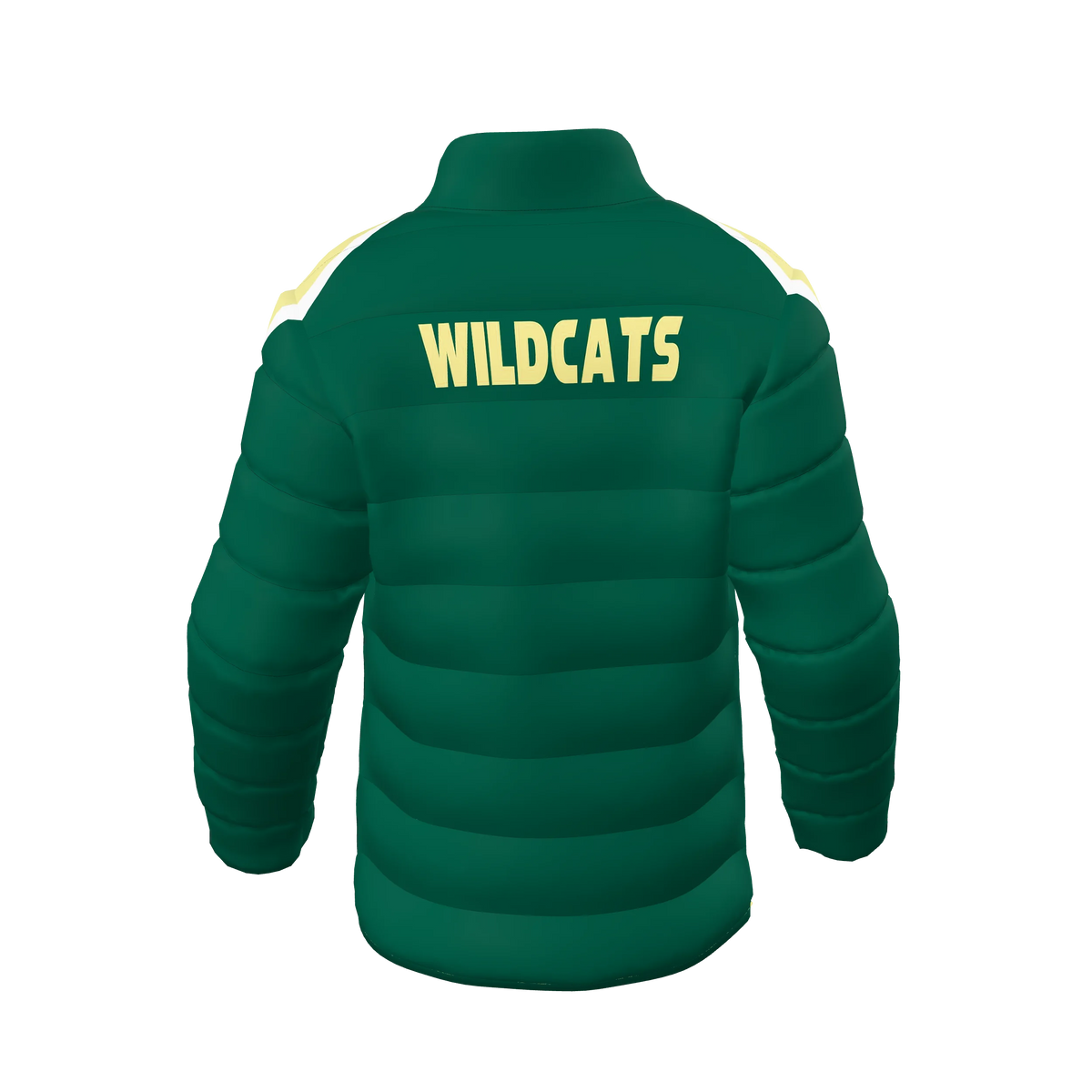 Custom Sublimated Men's Puffer Jacket — alternate view 3