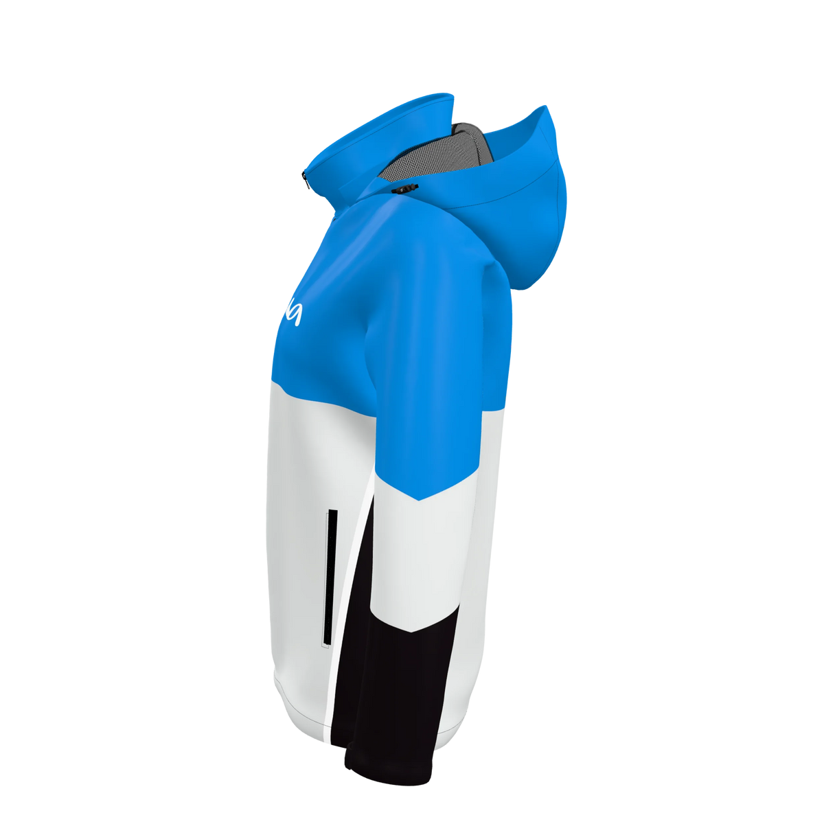 Custom Sublimated Women's Lined Full-Zip Windbreaker — alternate view 2