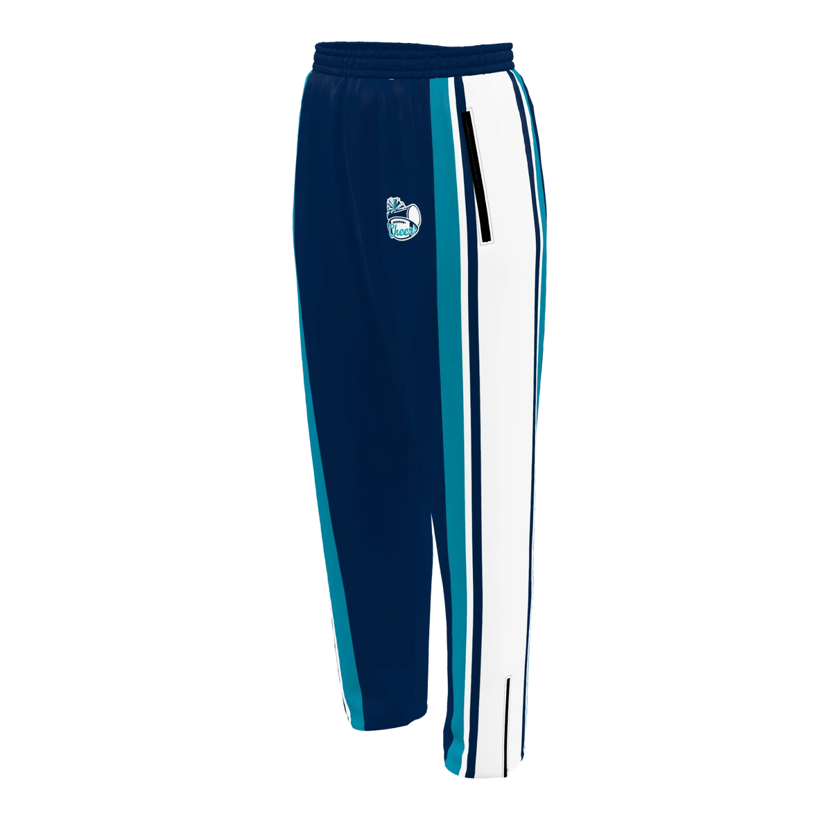 Custom Sublimated Women's Water-Resistant Windbreaker Pants — alternate view 1
