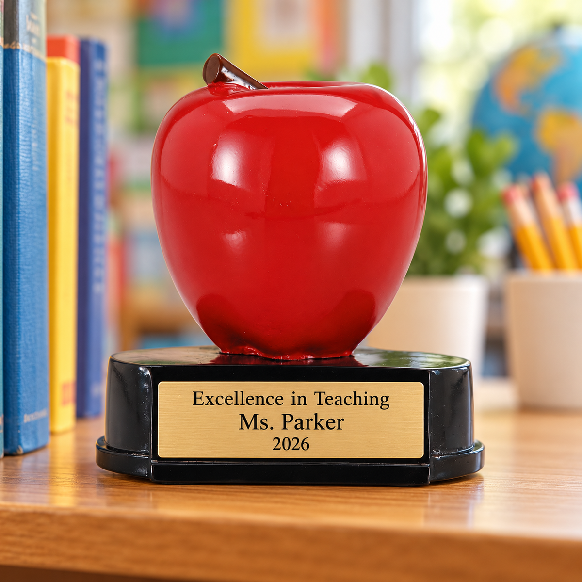 Red Apple Award in a classroom setting