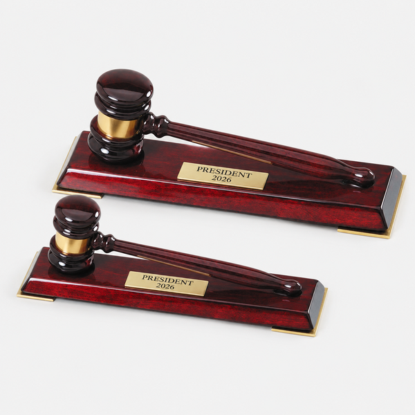 Rosewood Gavel and Stand - group catalog
