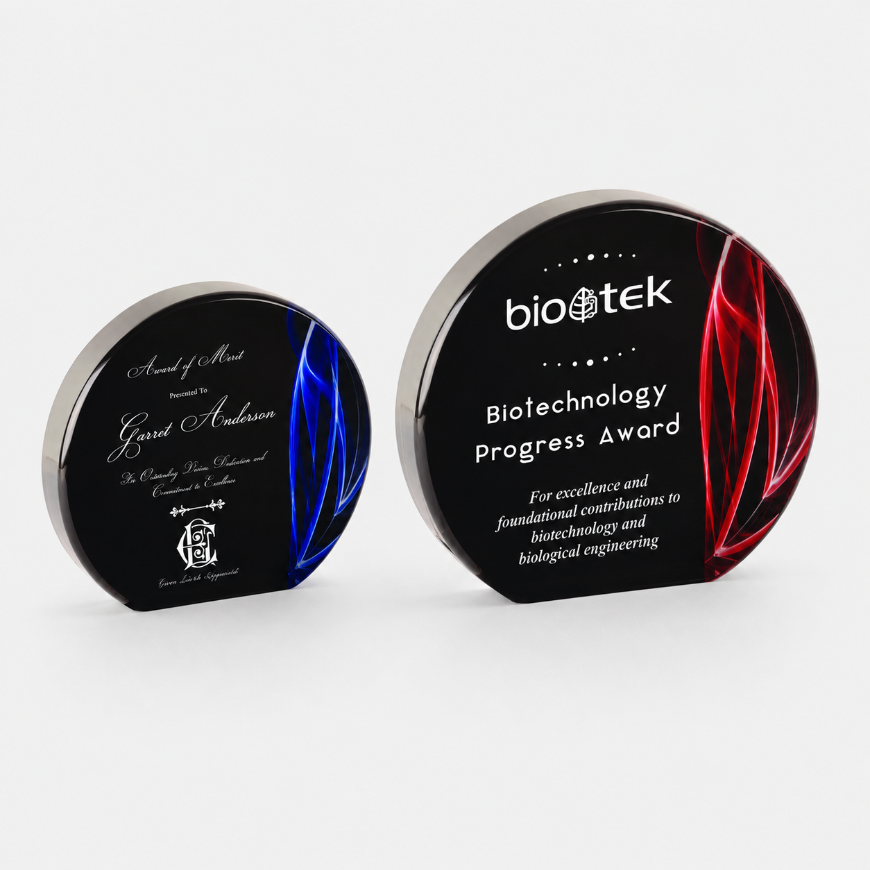 Round Vapor Acrylic Award