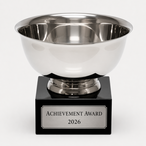 Silver Revere Bowl - 3" Marble Base - variant catalog