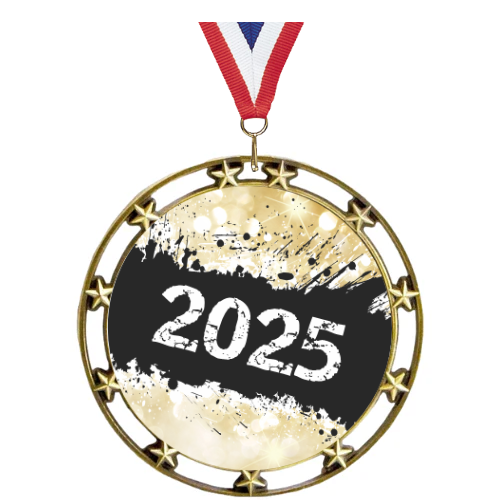 2.5" Star Medals