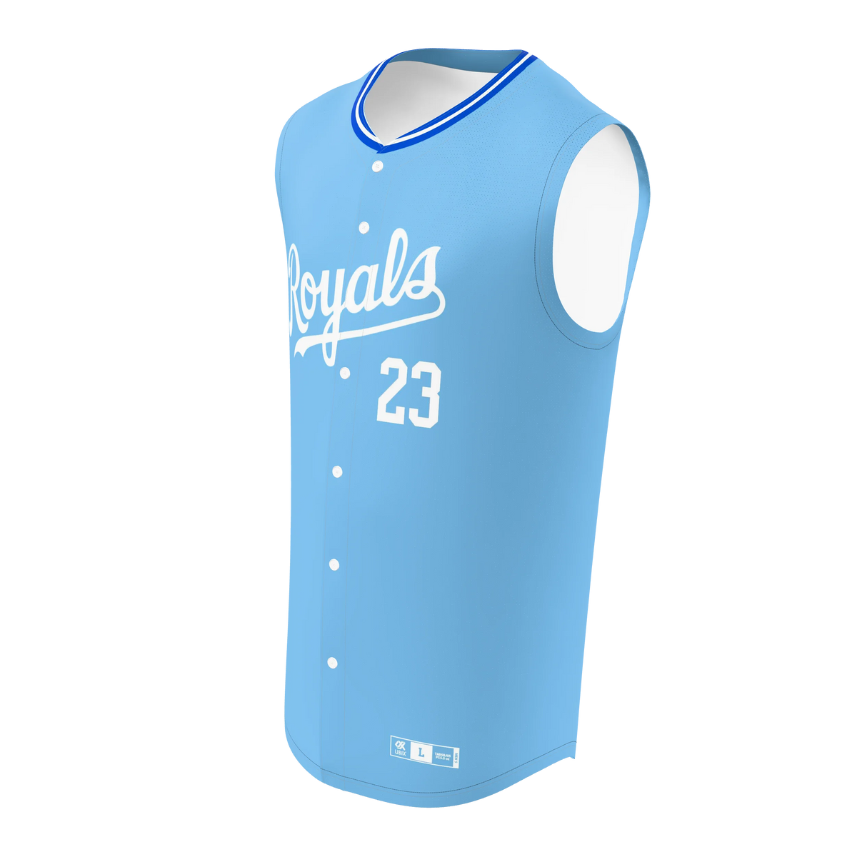 BASEBALL FULL BUTTON SLEEVELESS — supplier view 2