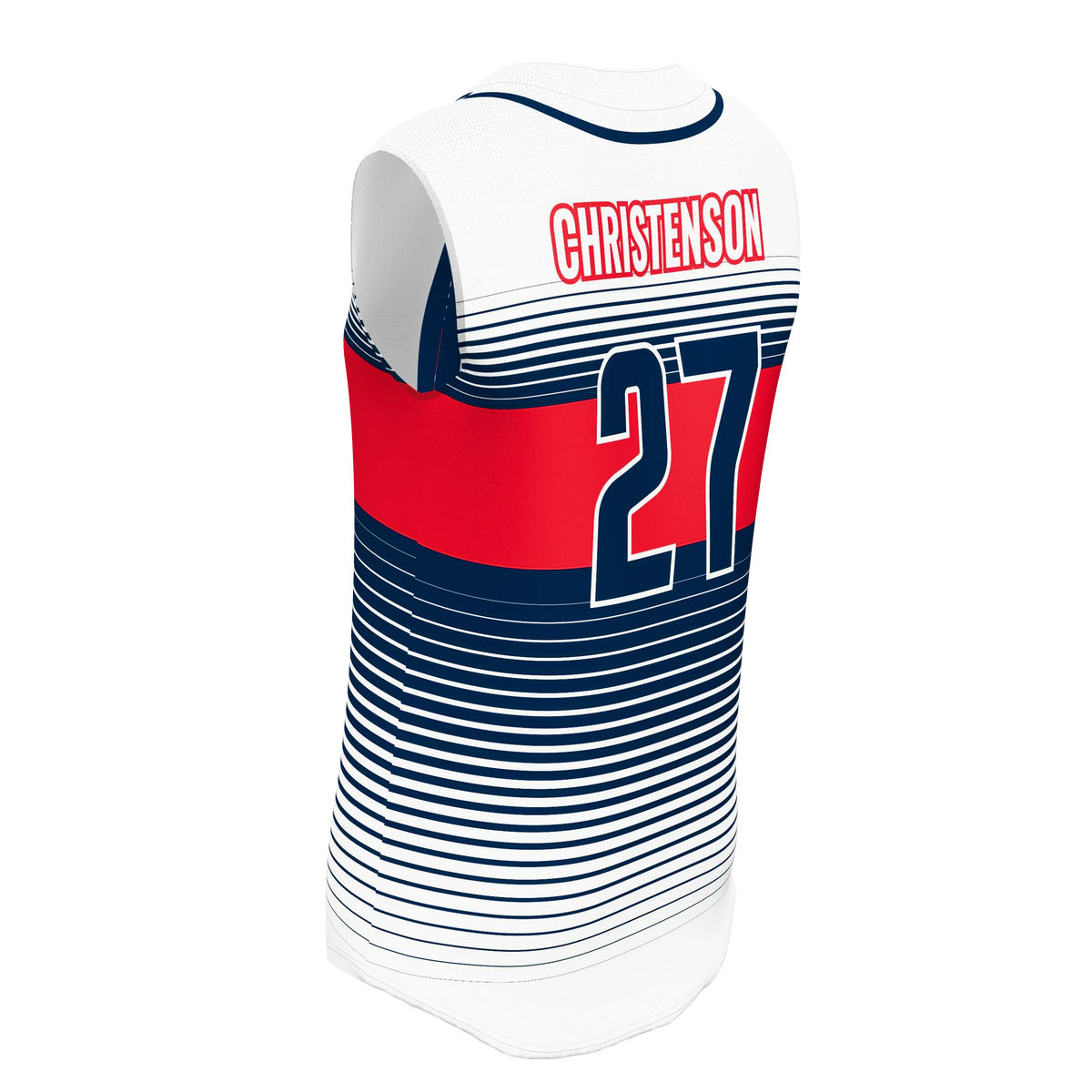 SOFTBALL FULL BUTTON SLEEVELESS — supplier view 5