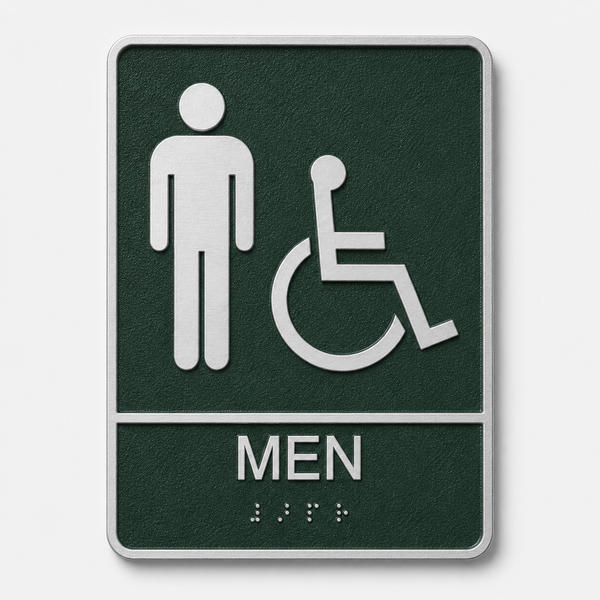 Custom Thin Gauge Metal Signs & Plates - Accessibility sign - variant catalog