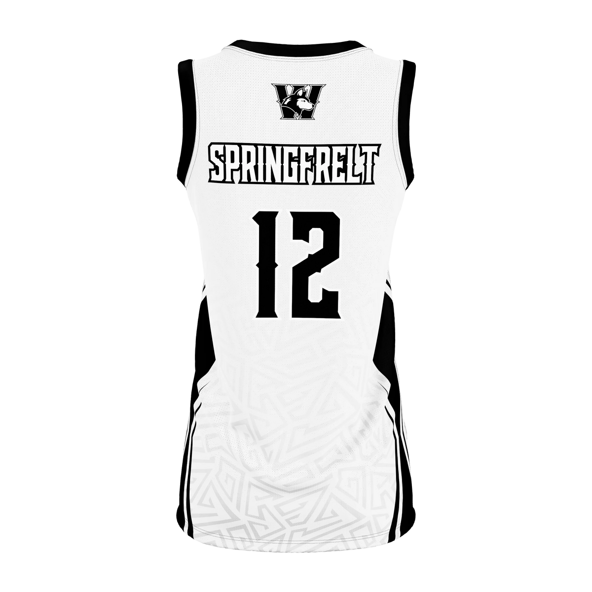 Custom Sublimated Women's V-Neck Basketball Jersey — supplier view 4