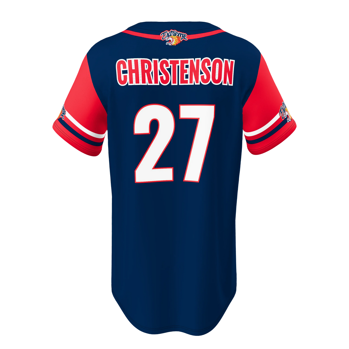 Custom Sublimated Men's Full-Button Baseball Jersey — supplier view 4