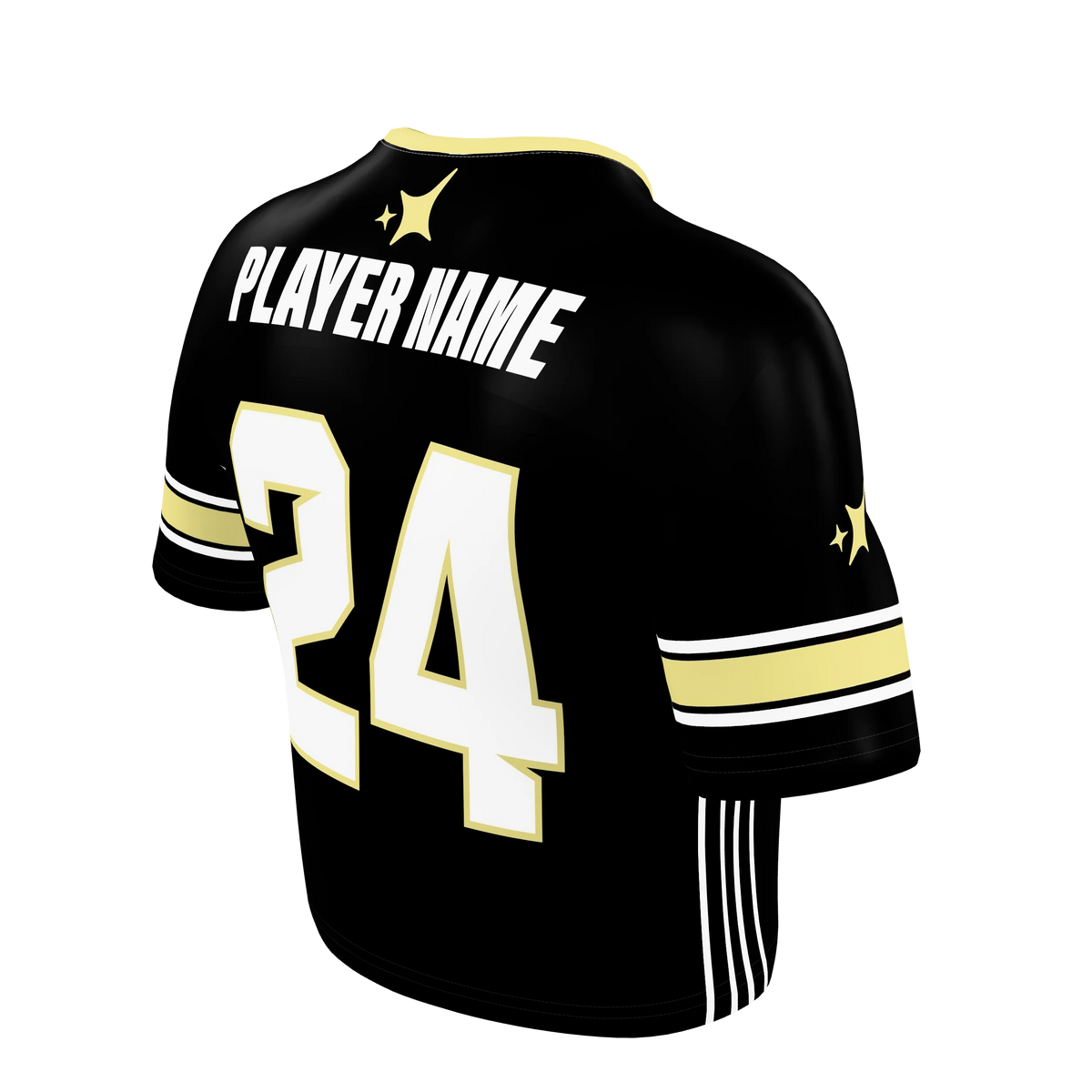 Custom Sublimated Women's Cropped Football Fan Jersey — supplier view 6
