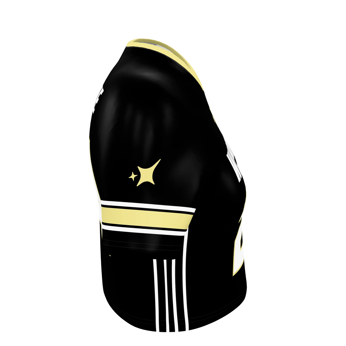 Custom Sublimated Women's Cropped Football Fan Jersey — supplier view 7