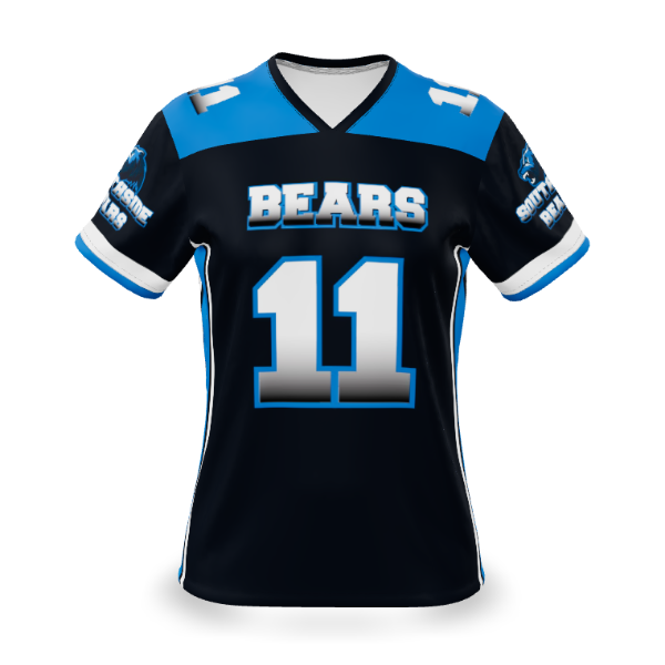 Custom Sublimated Women's Football Fan Jersey — supplier view 1