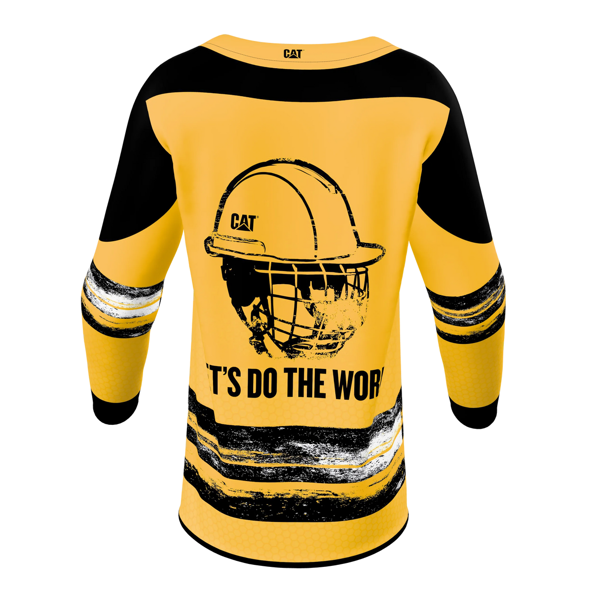 Custom Sublimated Lace-Neck Hockey Fan Jersey — supplier view 4