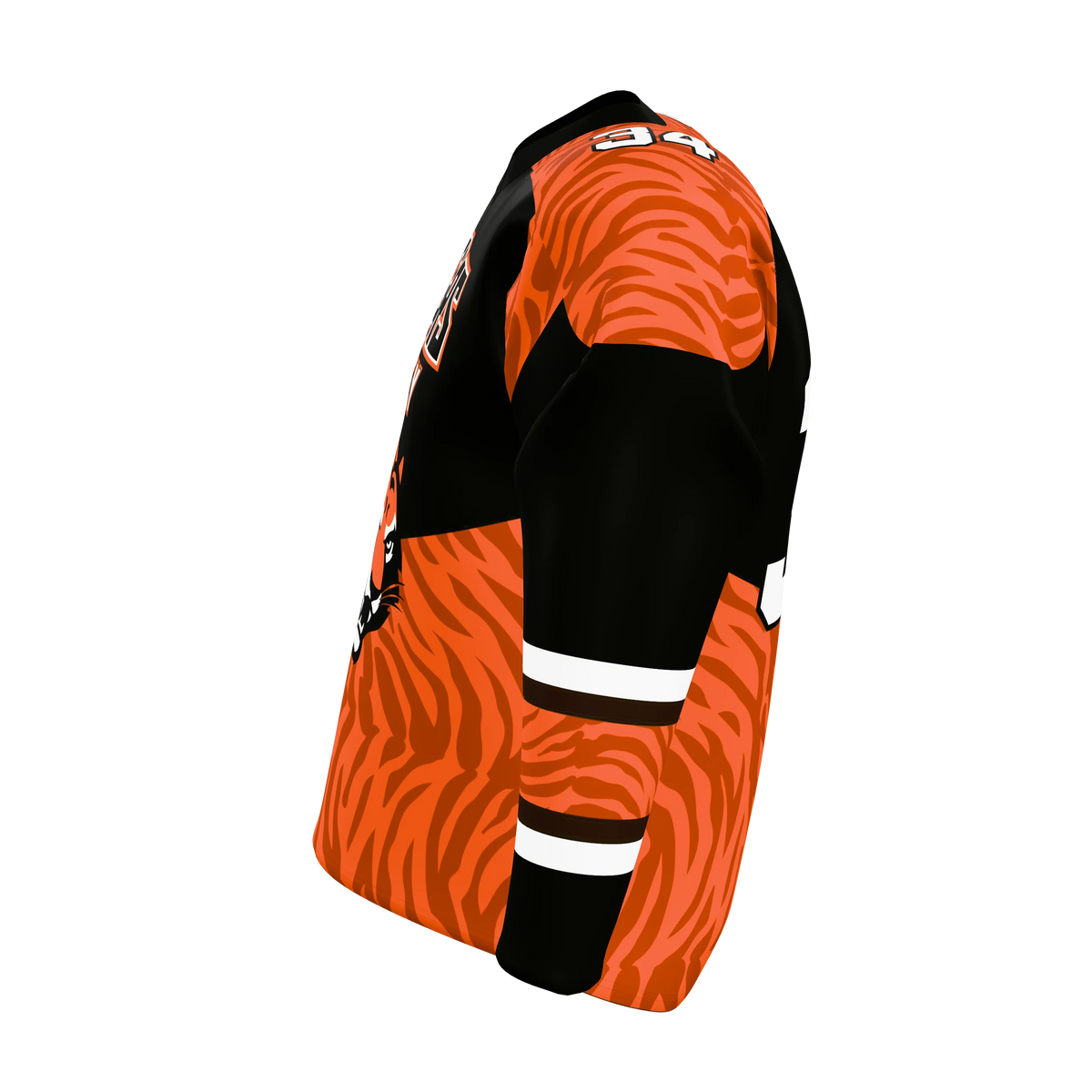 Custom Sublimated V-Neck Hockey Game Jersey — supplier view 3