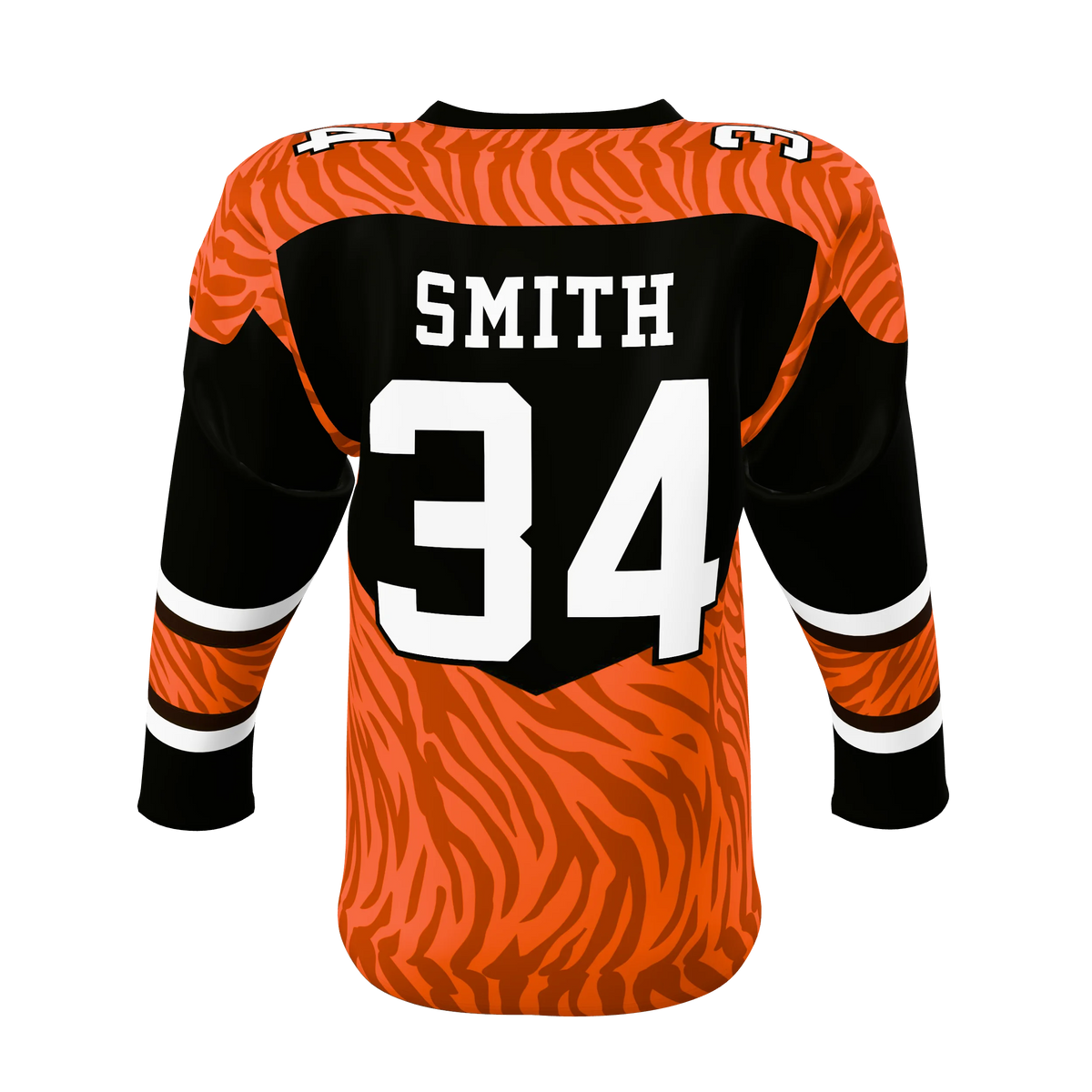 Custom Sublimated V-Neck Hockey Game Jersey — supplier view 4