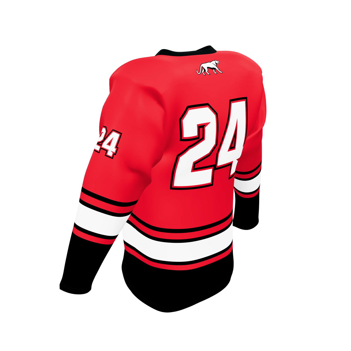 Custom Sublimated Hockey Elite V-Neck Game Jersey — supplier view 4