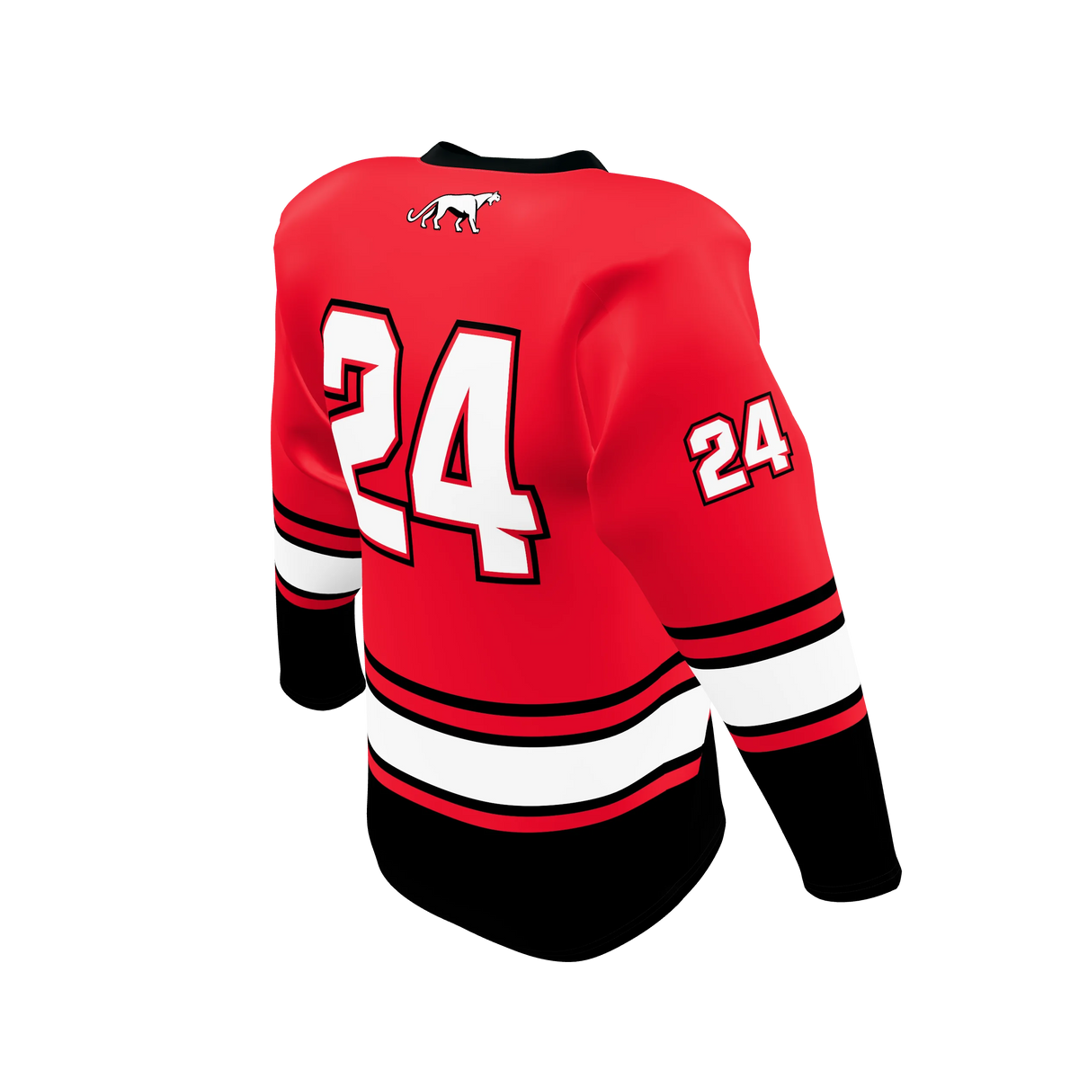 Custom Sublimated Hockey Elite V-Neck Game Jersey — supplier view 6