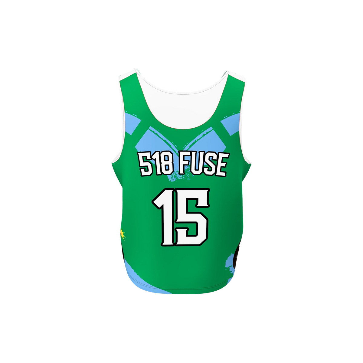 Custom Sublimated Men's Lacrosse Pinnie — supplier view 7