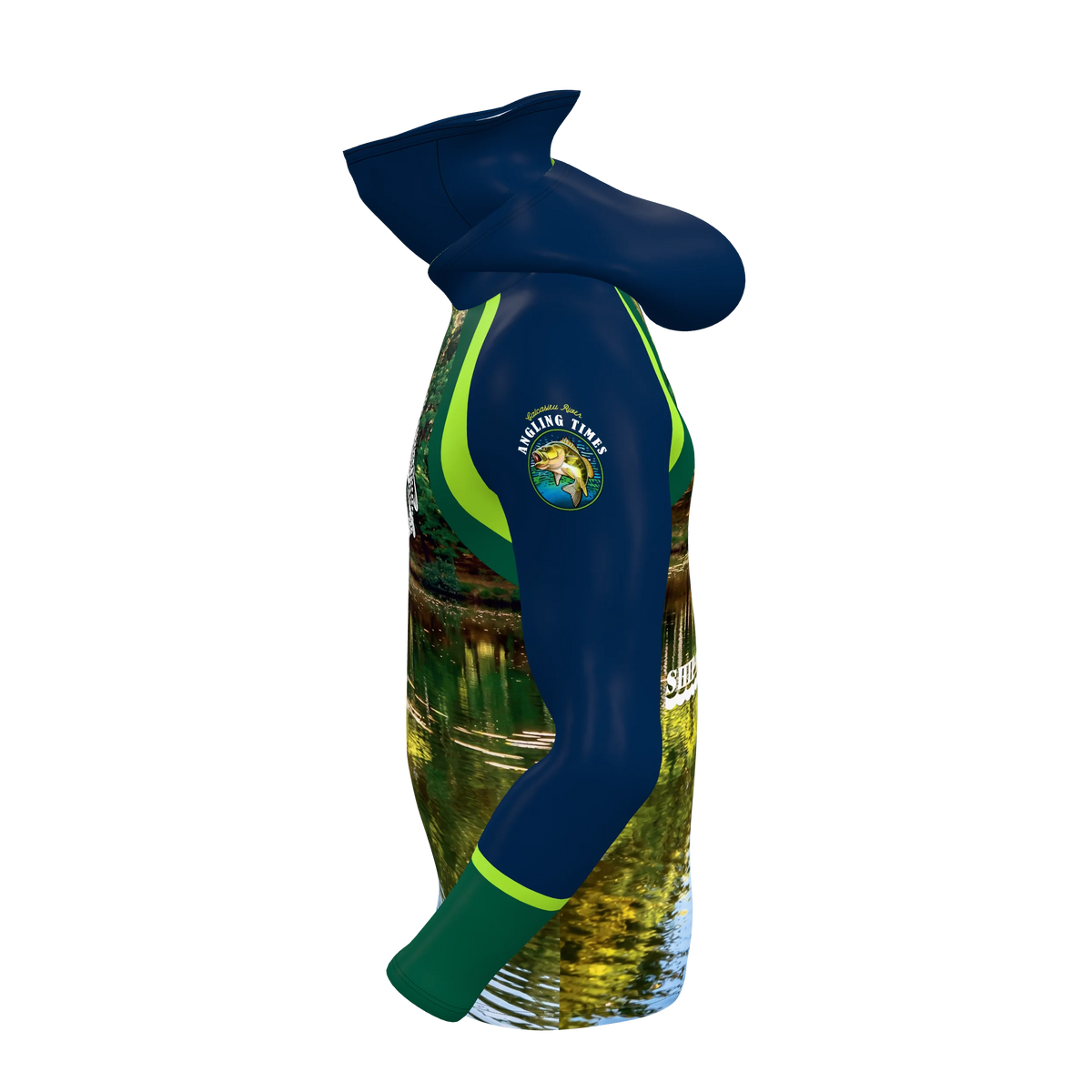 Custom Sublimated Hooded T-Shirt with Gaiter — supplier view 3