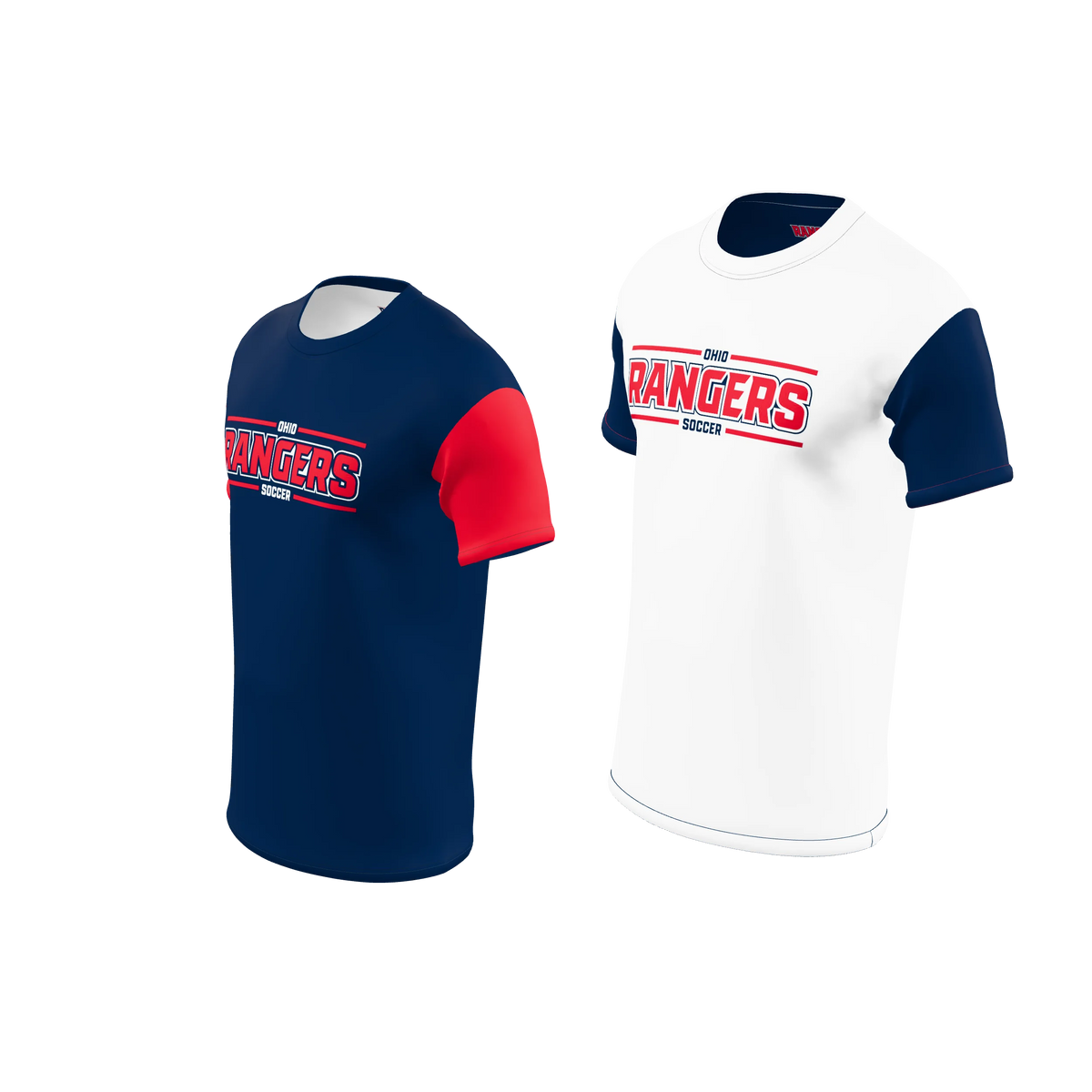 Custom Sublimated Men's Single-Ply Crew Neck T-Shirt — supplier view 2