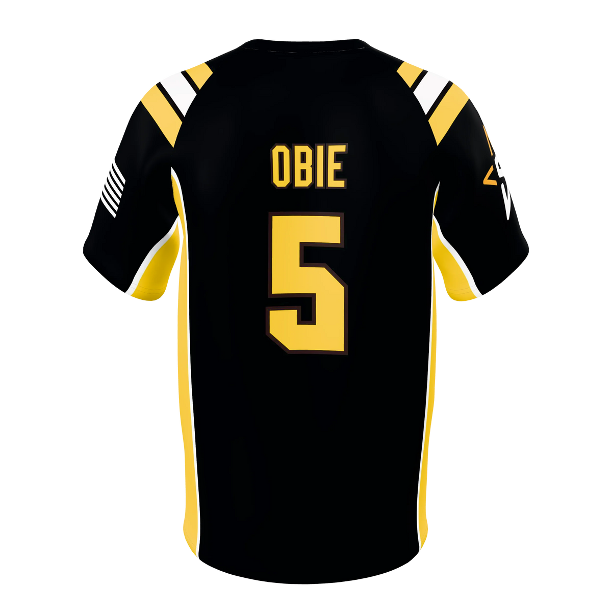 Custom Sublimated Men's Short Sleeve Raglan V-Neck Shirt — supplier view 4