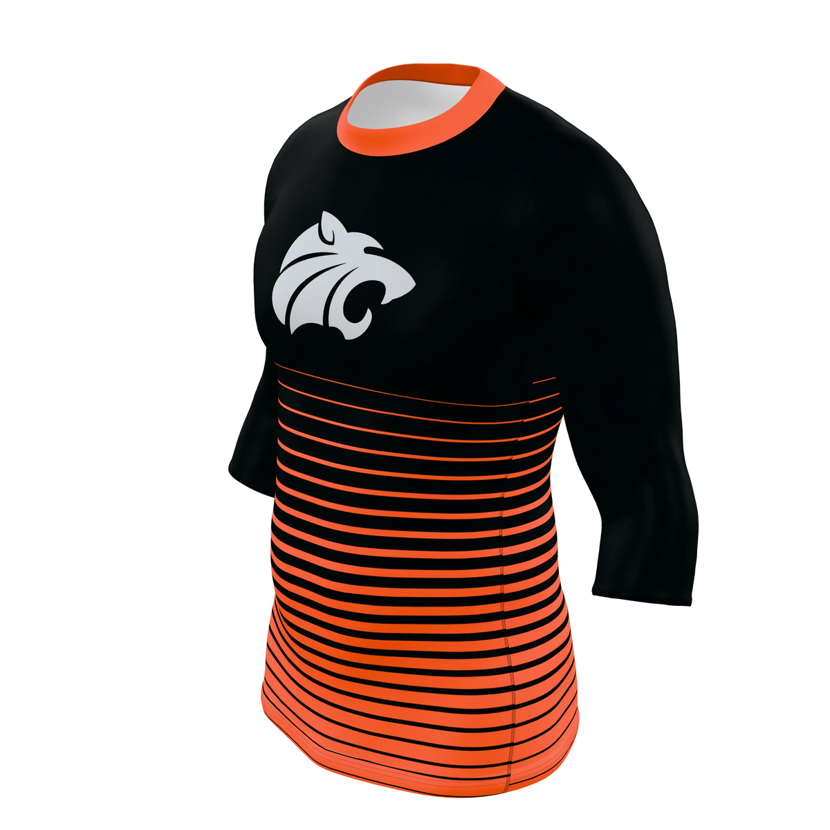 Custom Sublimated Men's Mid-Sleeve Base-Layer Top — supplier view 2