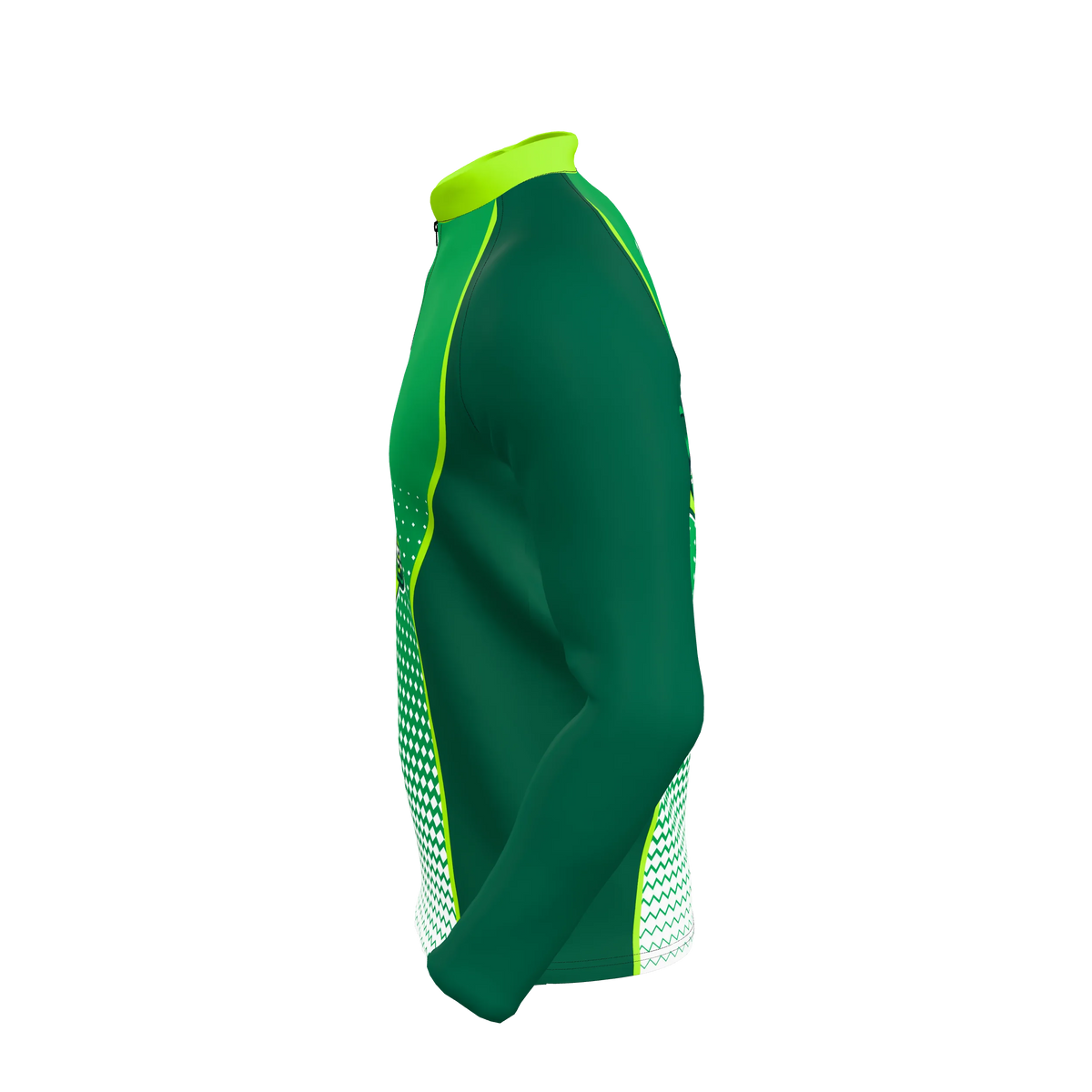 Custom Sublimated Long Sleeve Quarter-Zip Jersey — supplier view 3