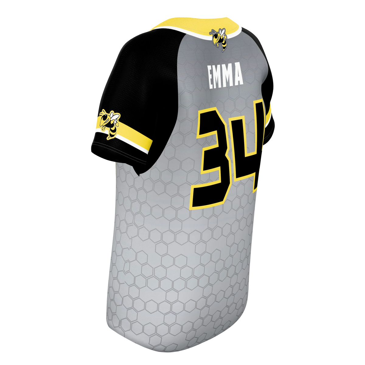 Custom Sublimated Women's Full-Button Softball Jersey — supplier view 5