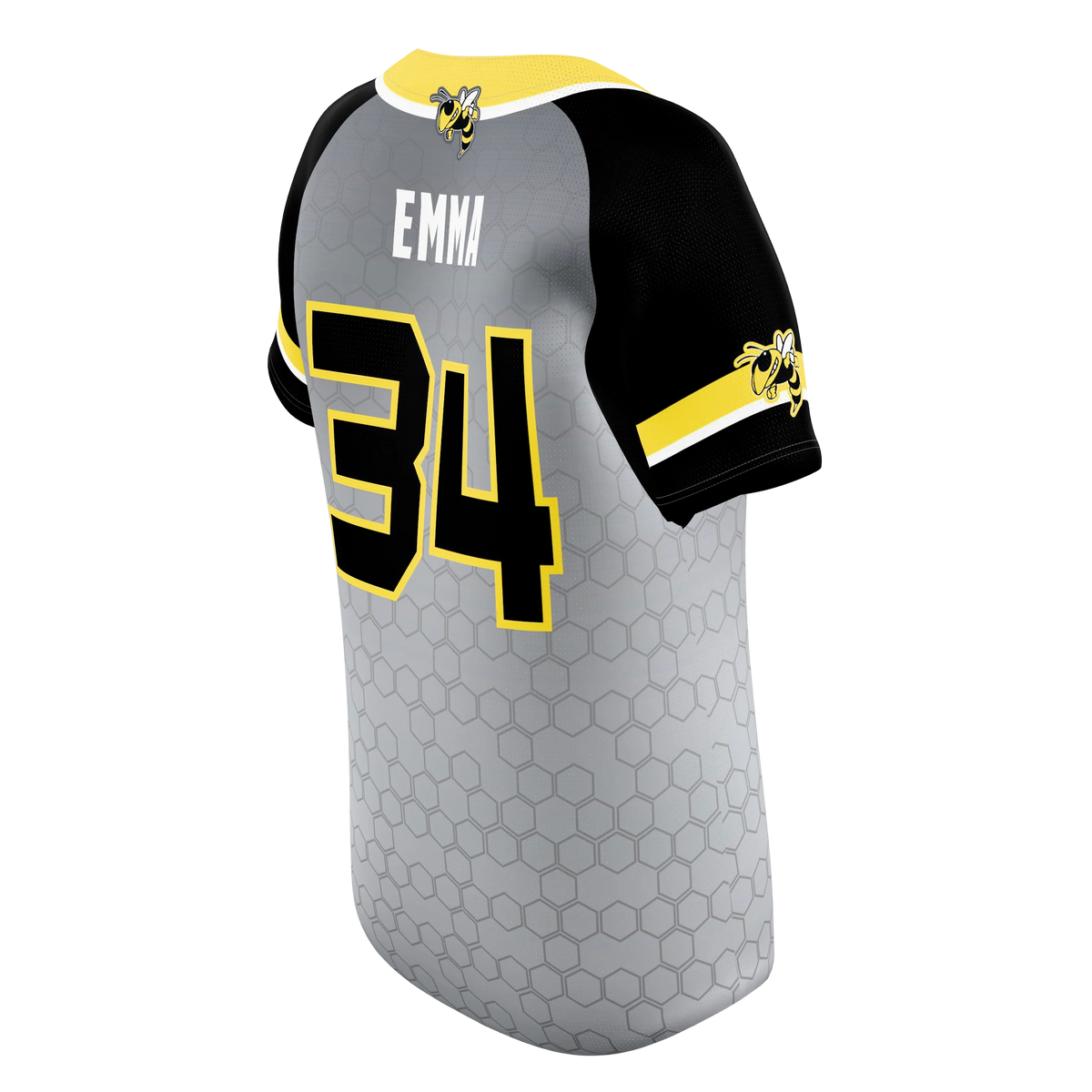 Custom Sublimated Women's Full-Button Softball Jersey — supplier view 6