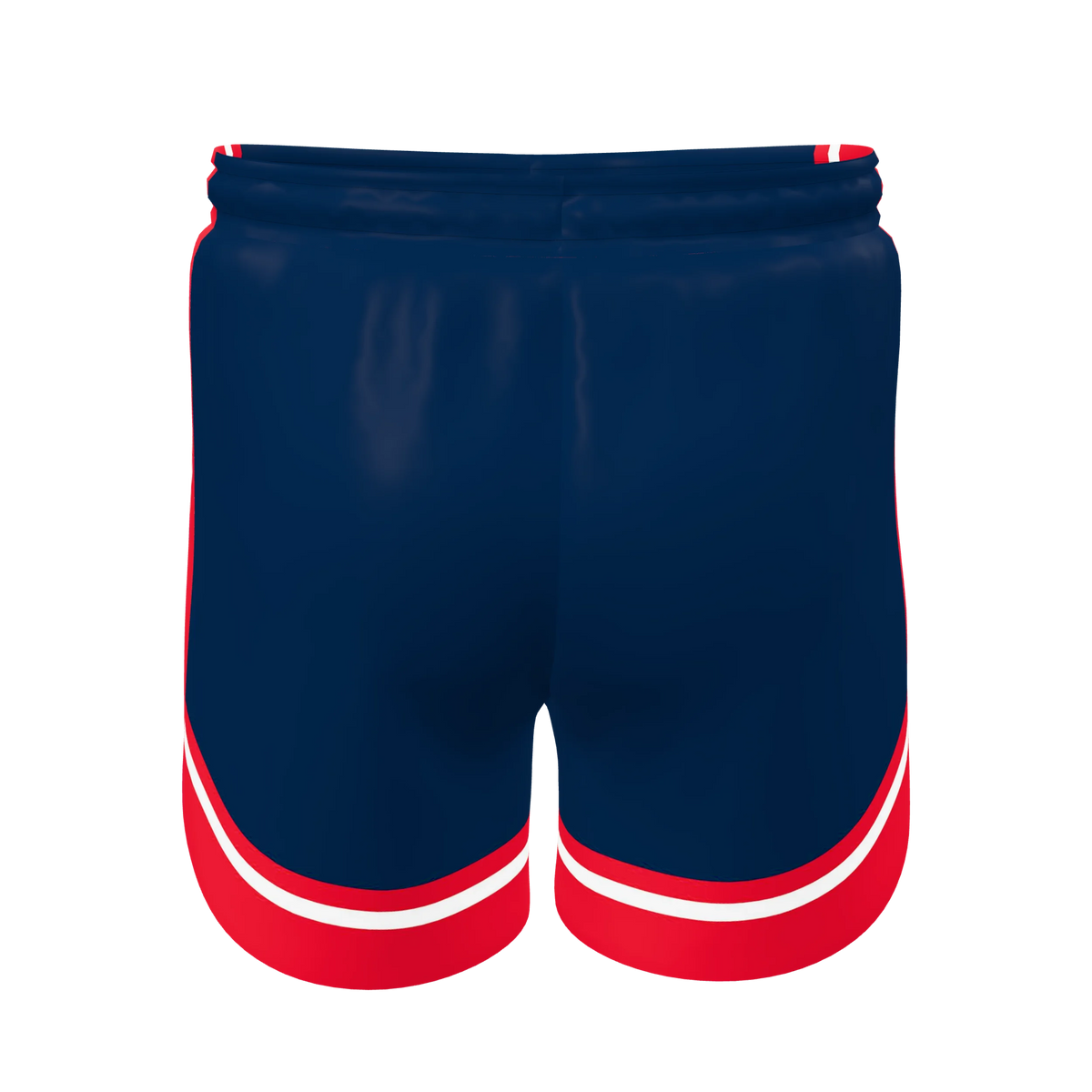 Custom Sublimated Men's 5-Inch Split Track Shorts with Brief Liner — supplier view 4