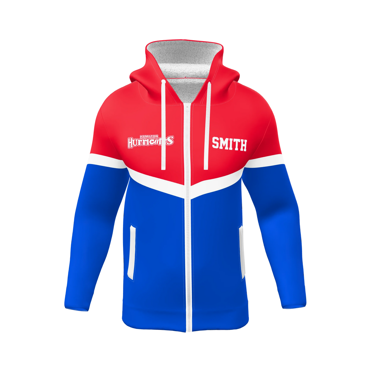 PR181 - MEN'S FULL ZIP FLEECE HOODED JACKET - view 1