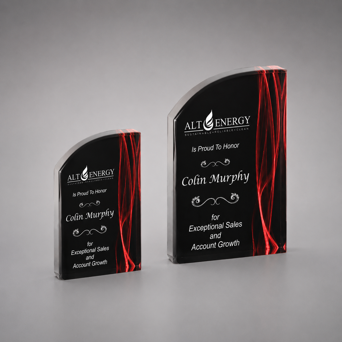 Wave Vapor Acrylic Award