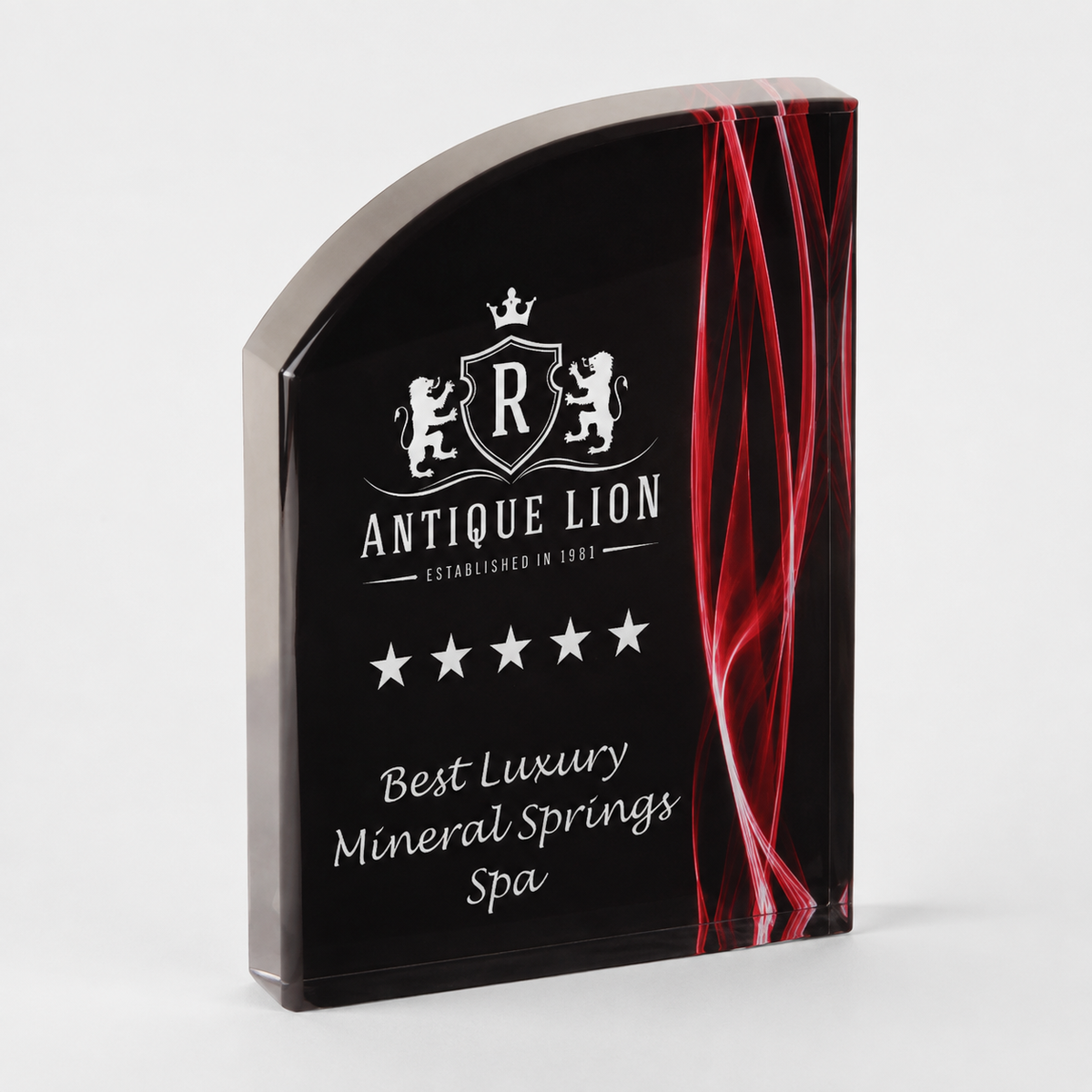 Wave Vapor Acrylic Award