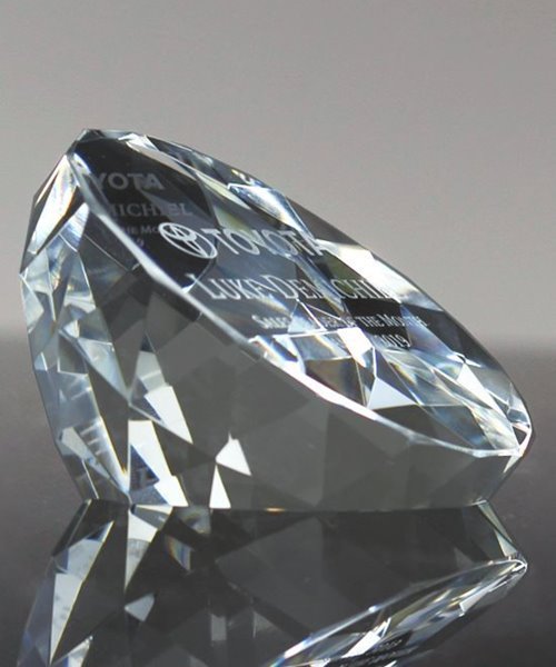 Crystal Round Paperweight