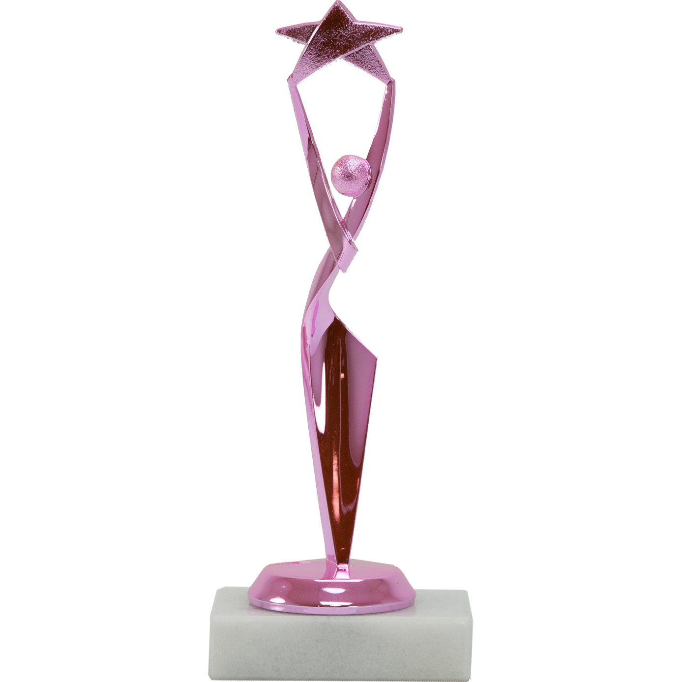 Pretty in Pink Star Figure Trophy