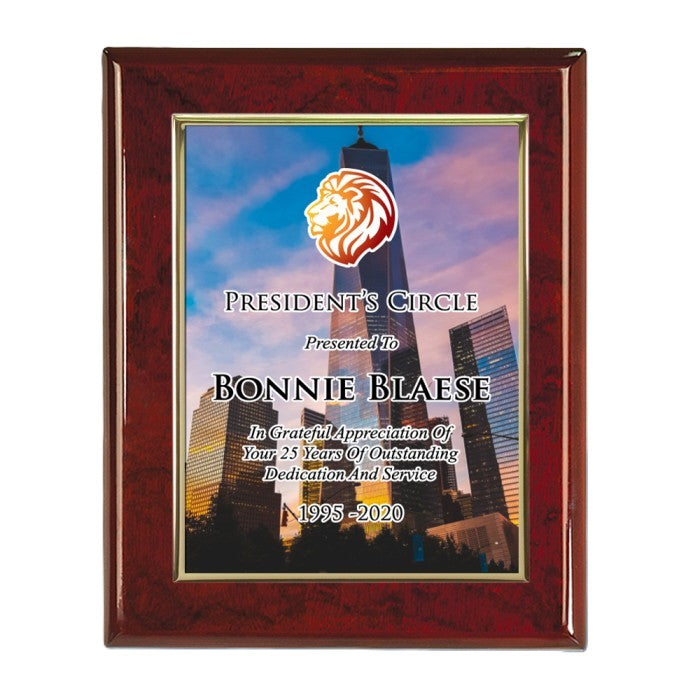 Custom Full Color Plaque