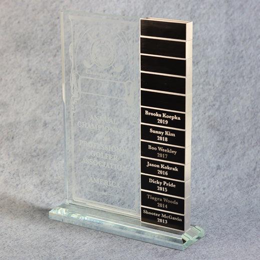 Perpetual Glass Award 12 Plates