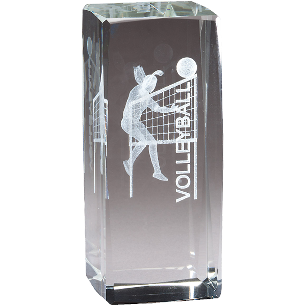 3D Laser Crystal Sports Award