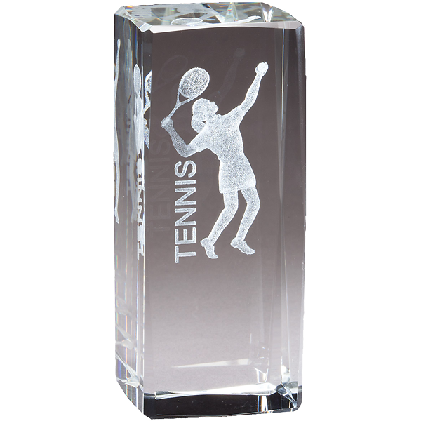 3D Laser Crystal Sports Award