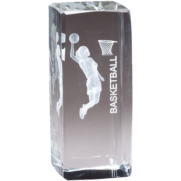 3D Laser Crystal Sports Award