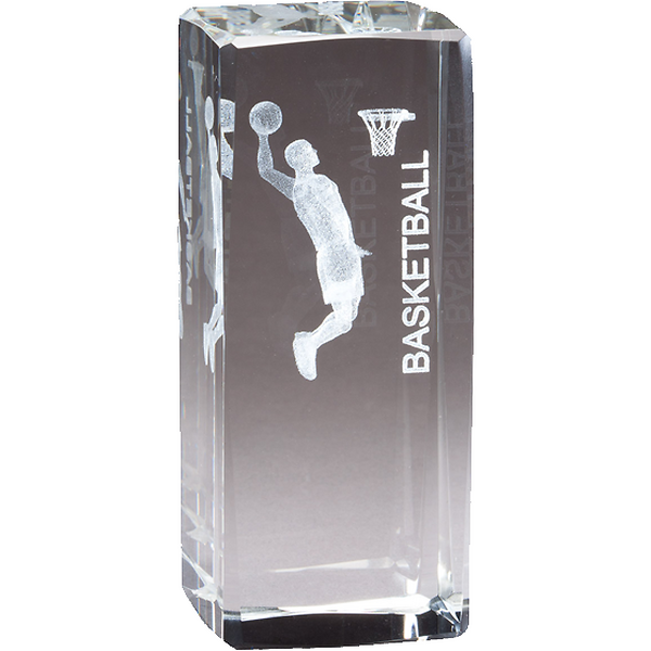 3D Laser Crystal Sports Award